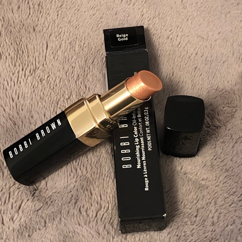 Bobbi Brown Nourishing Lipstick in Beige Gold NIB